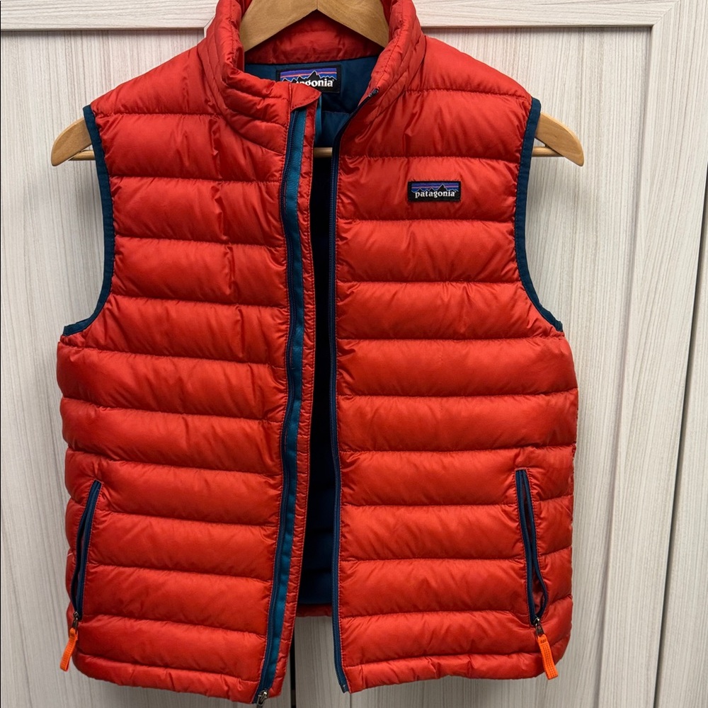 Patagonia Kids' Vibrant Red Quilted Vest